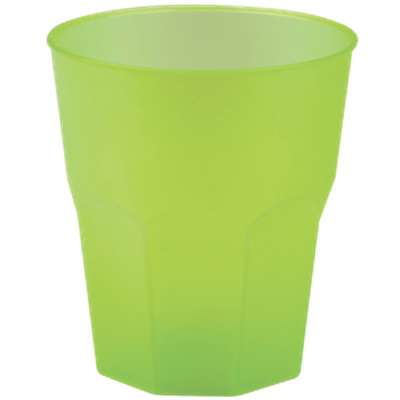 Gobelet cocktail glass en polypropylène vert 9,4 x 8,3 cm 35 cl (x 1)