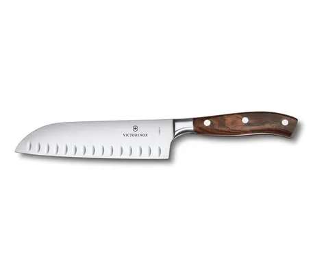 Couteau Santoku alvéolé forgé 17 cm - wood, Victorinox