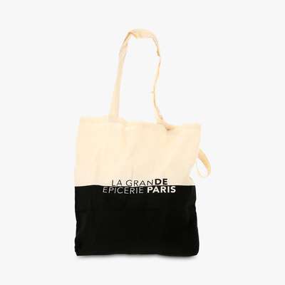Sac coton noir et blanc "LA GRANDE EPICERIE PARIS" bio pression, La grande épicerie de Paris (1kg)