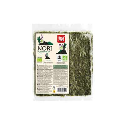 Feuilles de Nori BIO, Lima (x 10, 30 g)