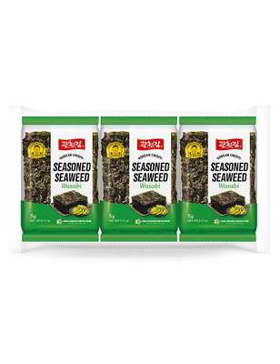 Algues nori grillées au wasabi, Kwang Cheon Kim (3 x 50 g)