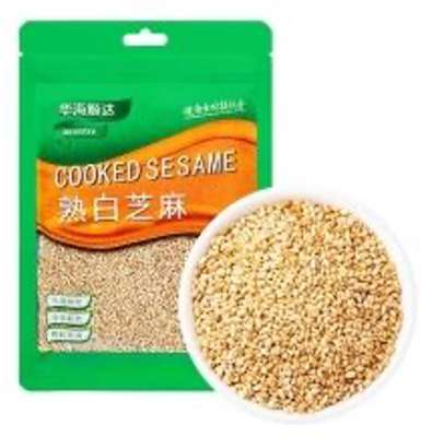 Sésame blanc cuit, HUASEED (100 g)