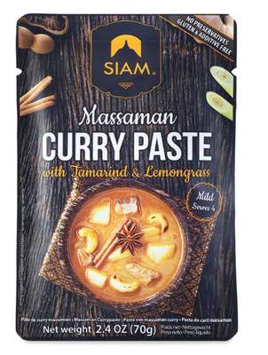 Pâte de curry Massaman, Siam (70 g)