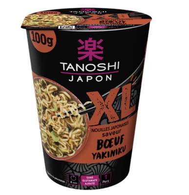 Nouilles instantanées boeuf Yakiniku, Tanoshi (100 g)