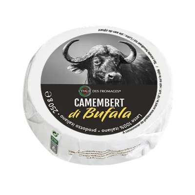 Camembert Di Buffala au lait pasteurisé 28% mg, L'Italie des Fromages (250 g)