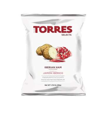 Chips saveur jambon ibérique, Torres (50 g)