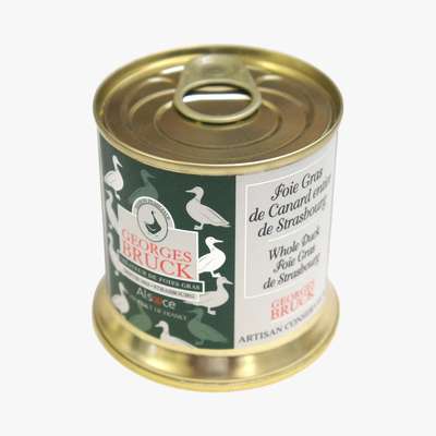 Foie gras de canard entier de Strasbourg, Georges Bruck (200g)