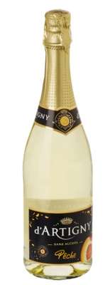 Cocktail pétillant SANS ALCOOL pêche, d'Artigny (75 cl)