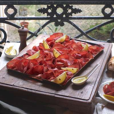 Grande planche de Bresaola / à commander 48h à l'avance