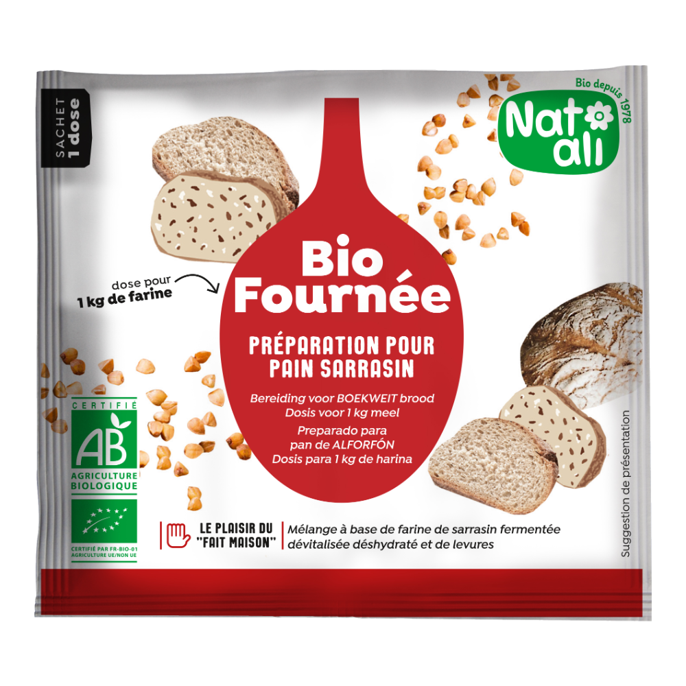 Levain de sarrasin bio