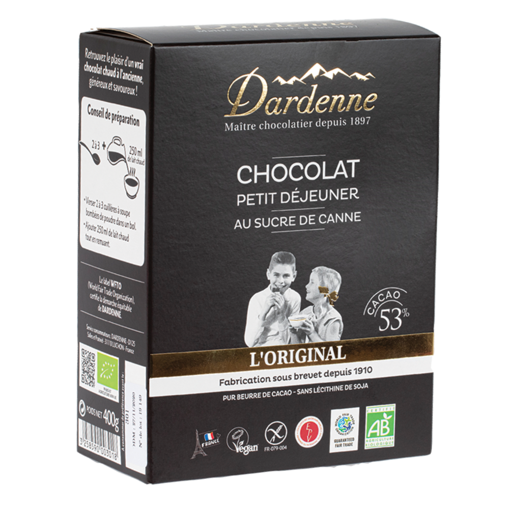 Cacao en poudre 53% bio et équitable