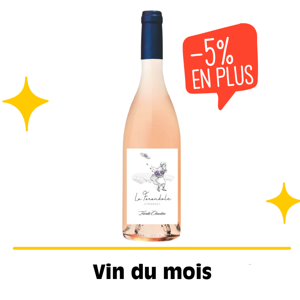 Vin rosé IGP Méditerranée bio