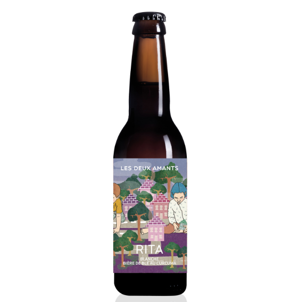 Bière blanche au curcuma Rita 4,1° bio