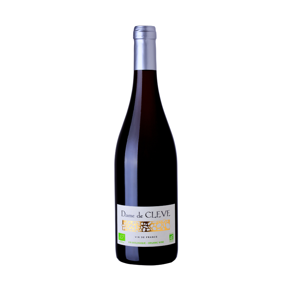 Vin rouge - vin de France dame de clève 12,5° bio