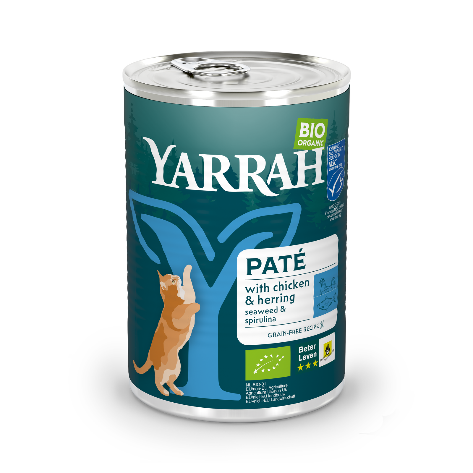 Boîtes pour chat au poisson et spiruline bio