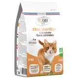 Croquettes pour chat stérilisé sans céréales bio