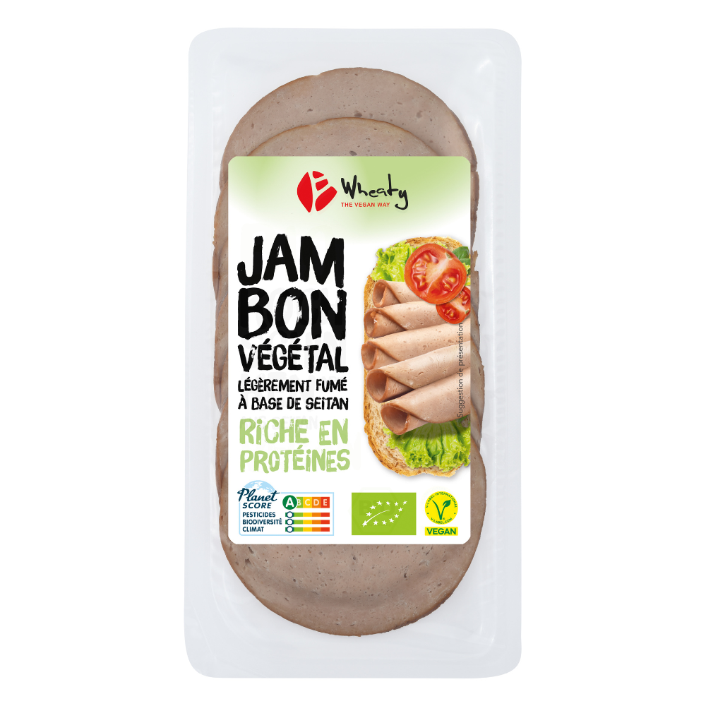 Jambon végétal bio