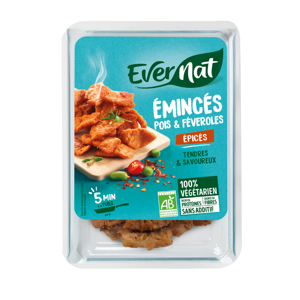 Emincé végétal épicé bio