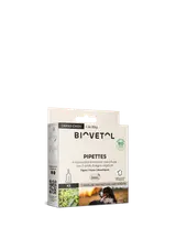 Pipettes anti-puces anti-tiques grand chien (+30kg) bio x 3