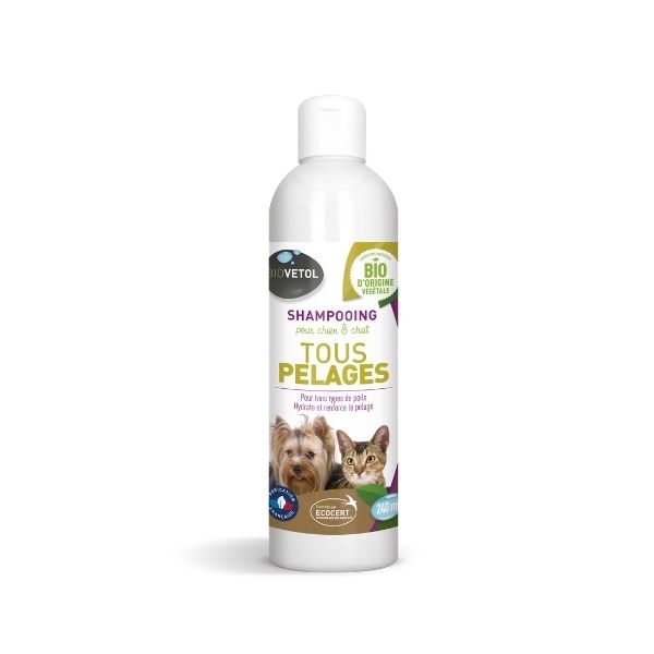 Shampoing tous pelages chien et chat