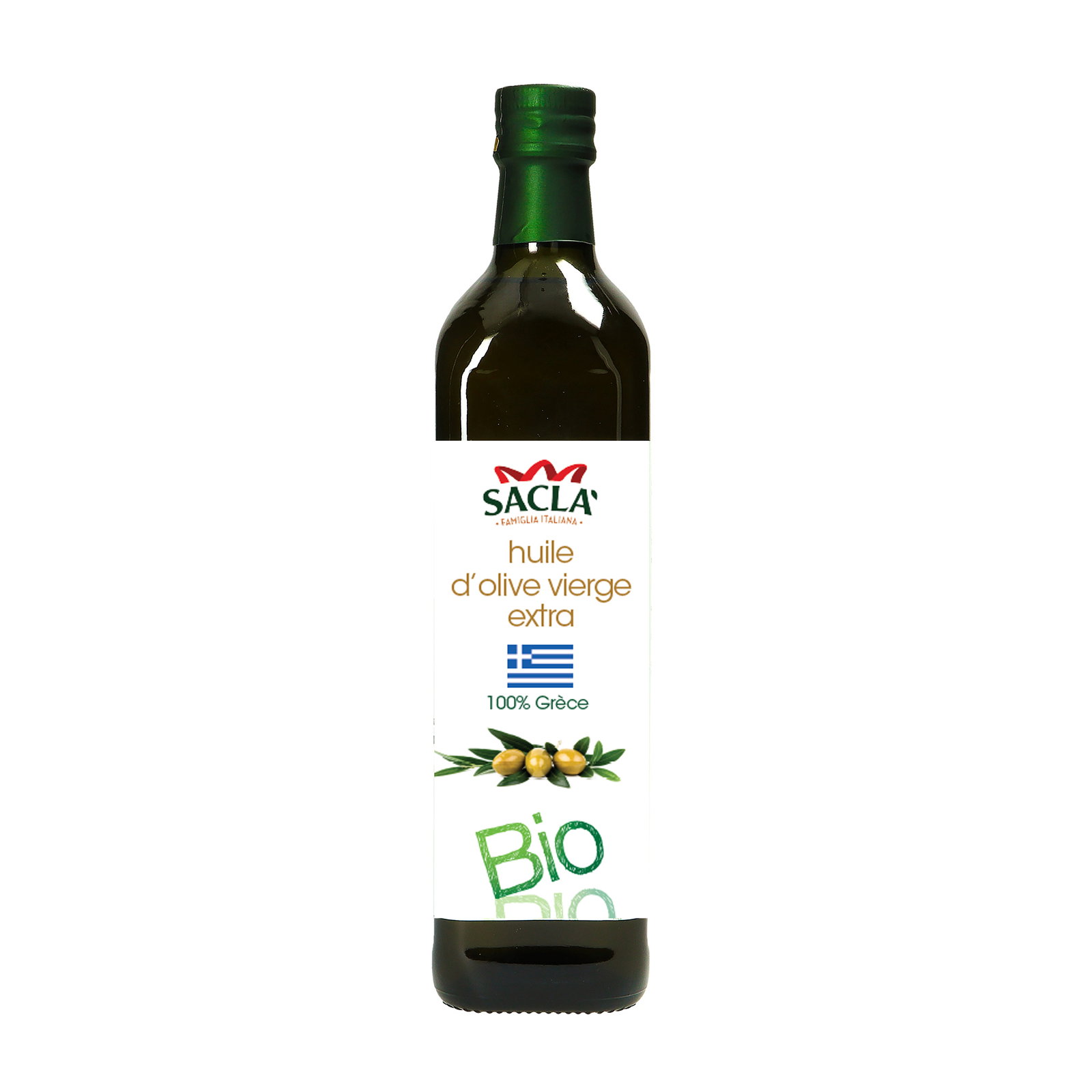 Huile d'olive vierge extra origine Grèce bio