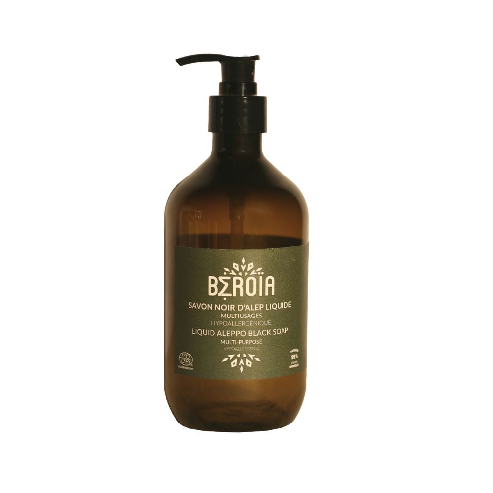 Savon noir d'alep liquide certifié Ecodétergent