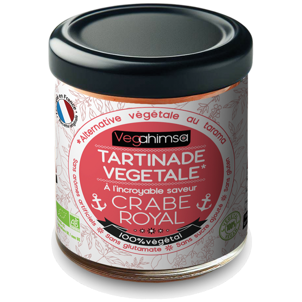 Tartinade végétale saveur crabe royal bio