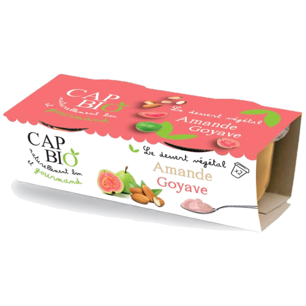 Dessert végétal goyave amande bio 2x100g