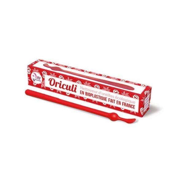 Oriculi en bioplastique - framboise