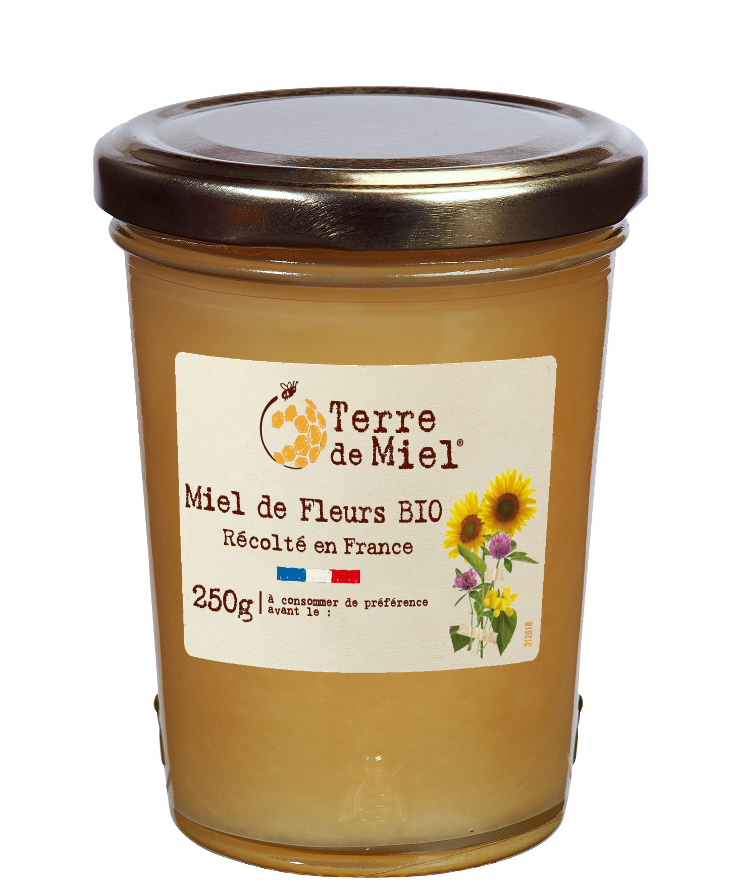 Miel de france crémeux bio