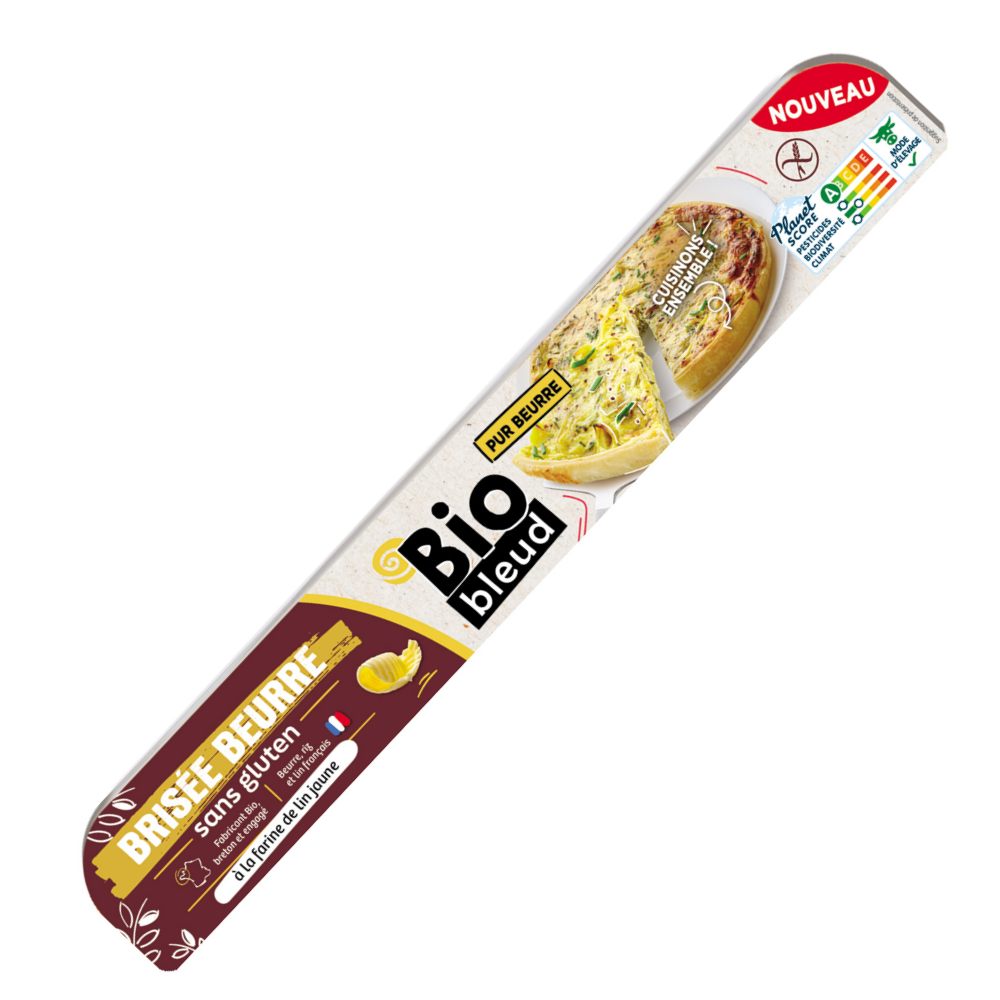 Pâte brisée pur beurre sans gluten bio