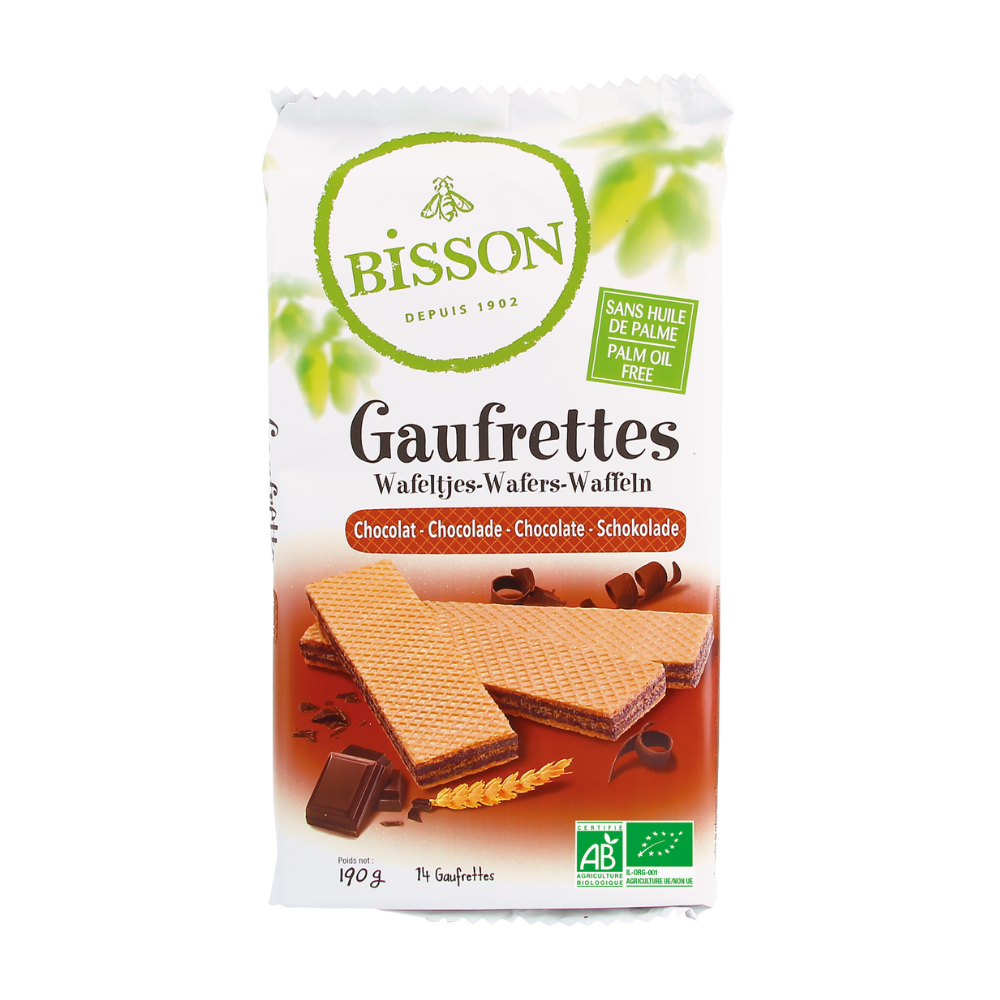 Gaufrettes chocolat bio