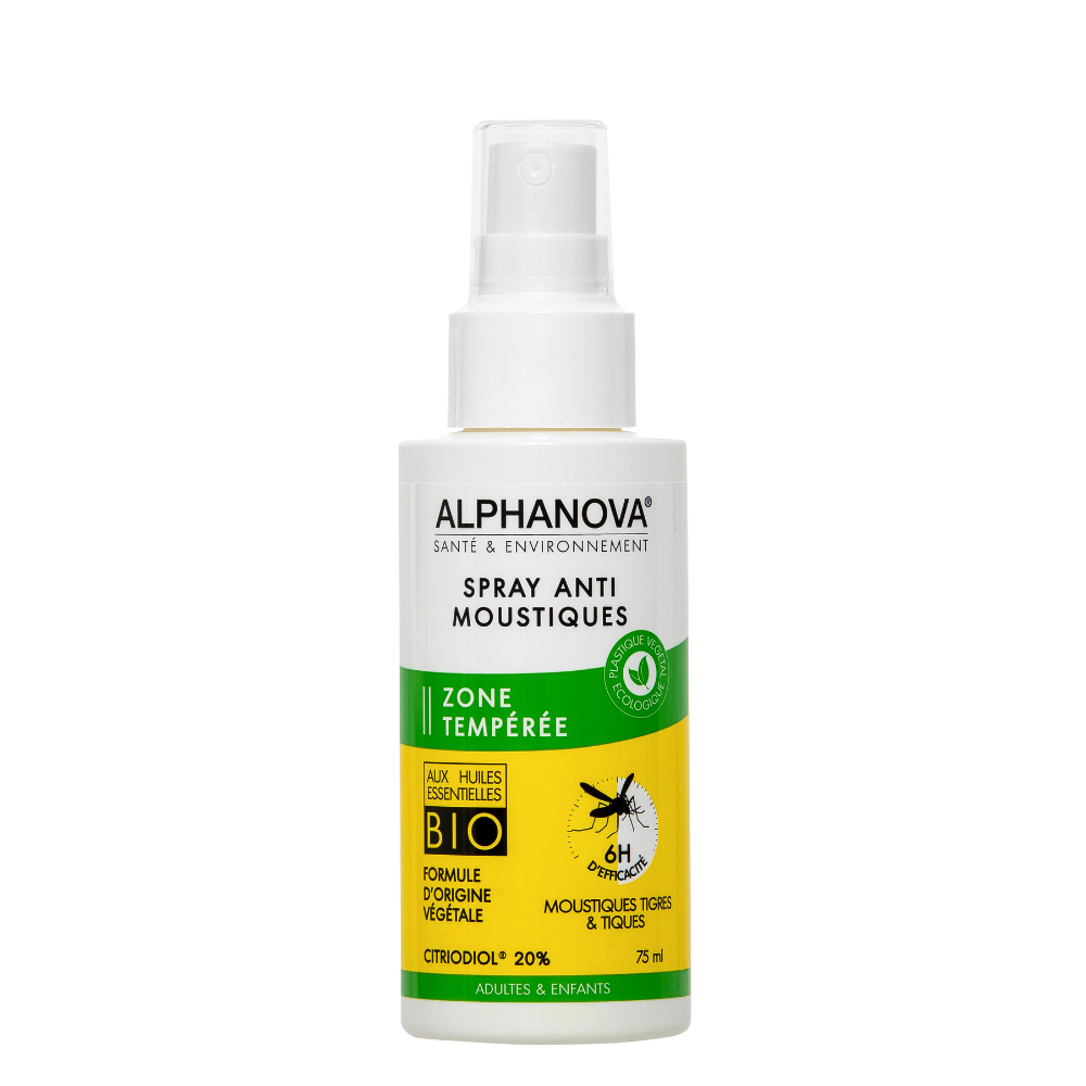 Spray anti-moustiques zone tempérée