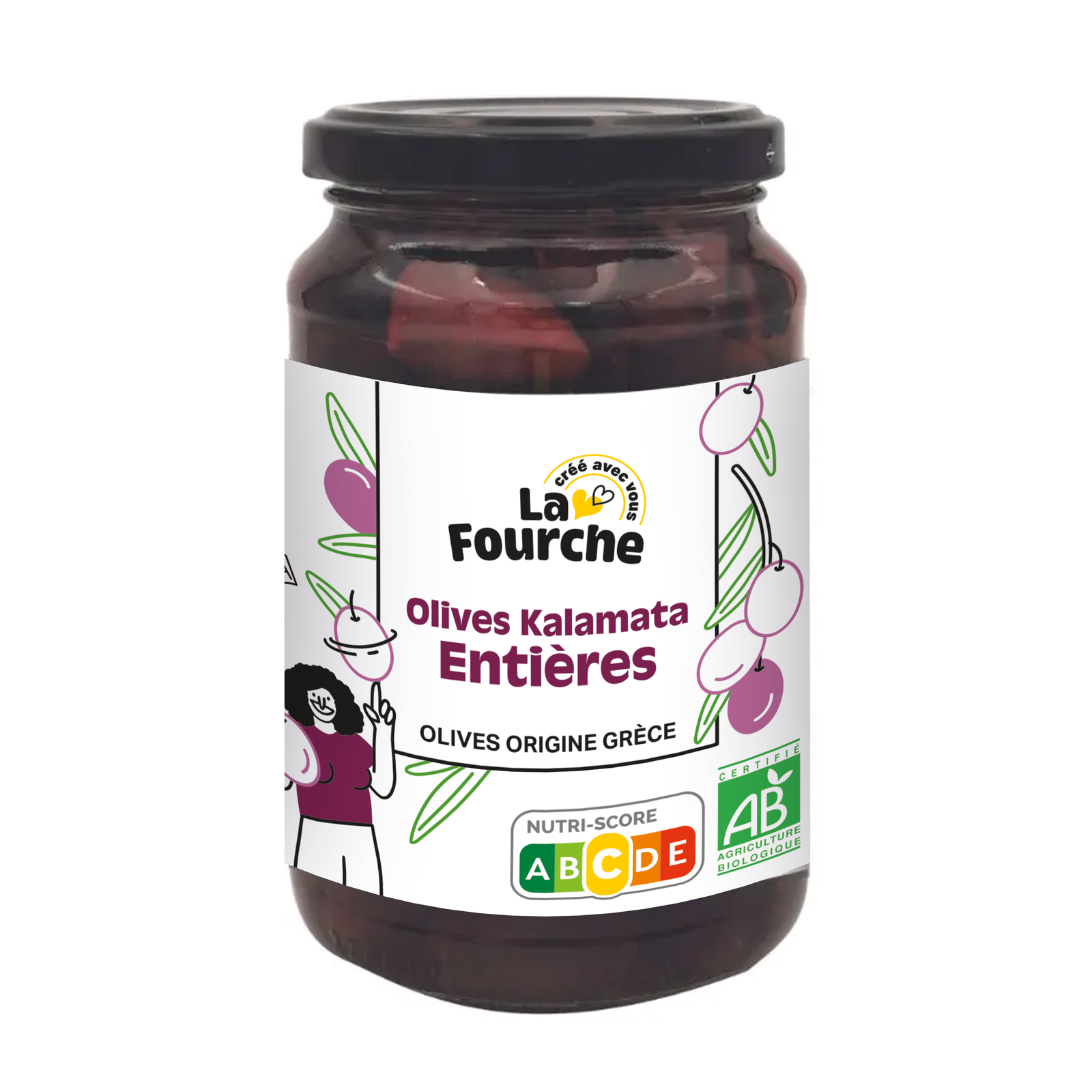 Olives Kalamata entières bio
