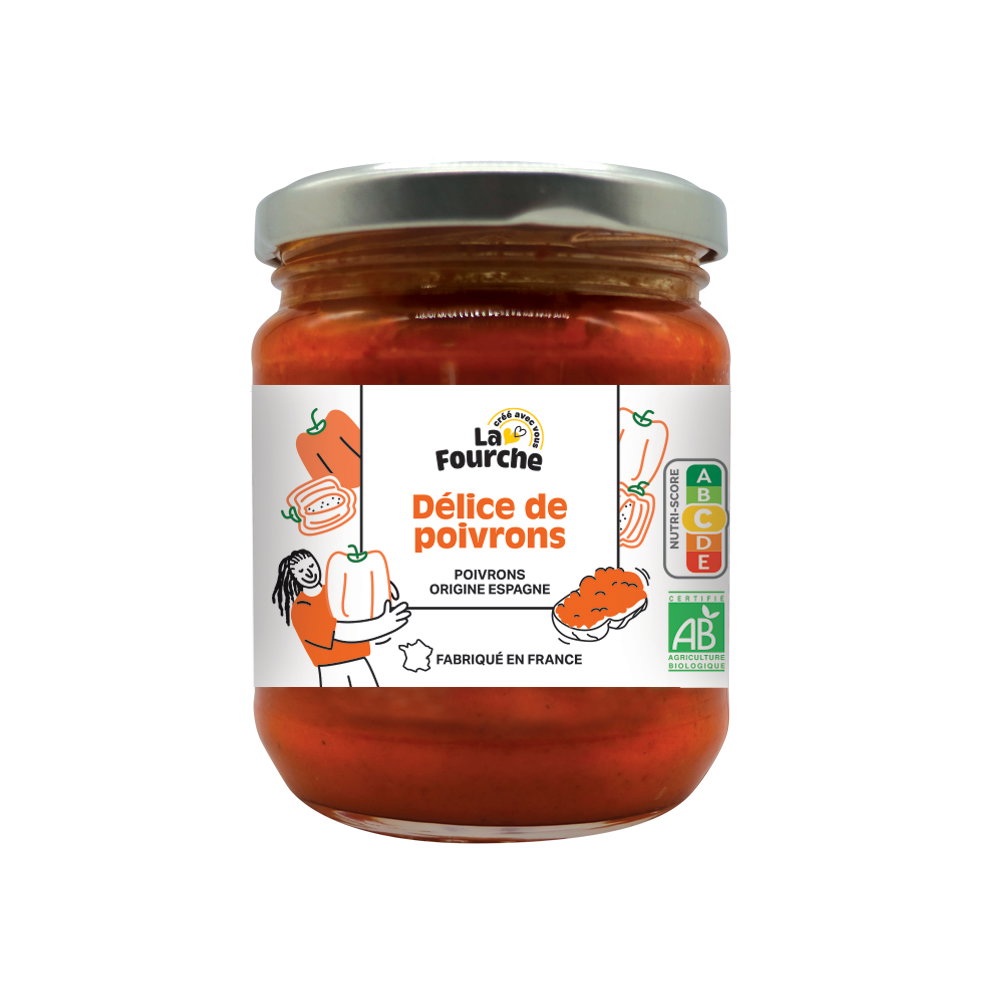 Délice de poivrons bio