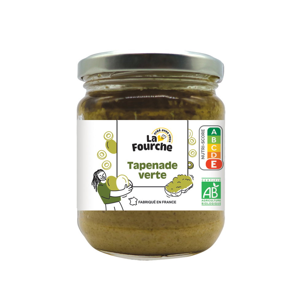 Tapenade d'olives vertes bio