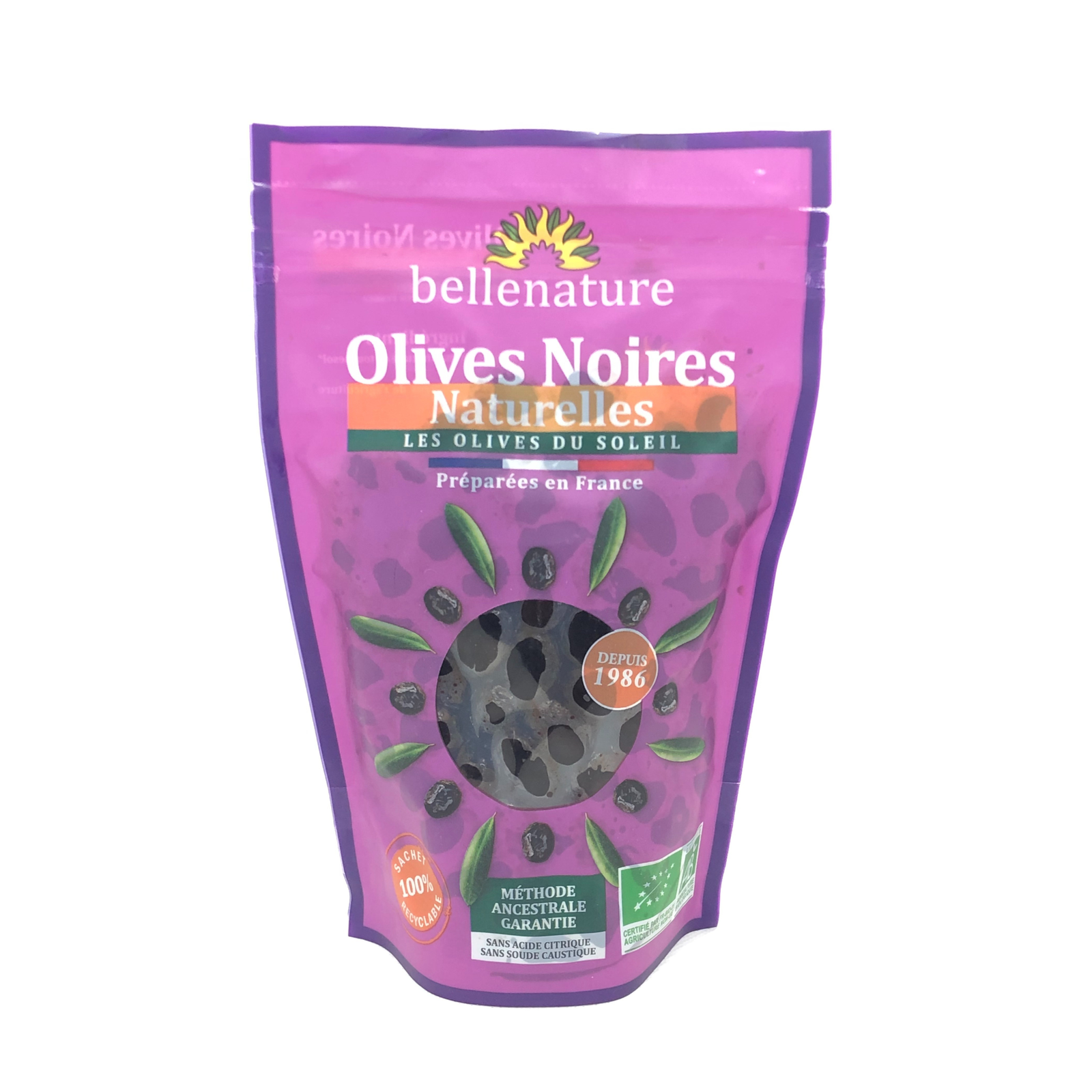 Olives noires natures bio
