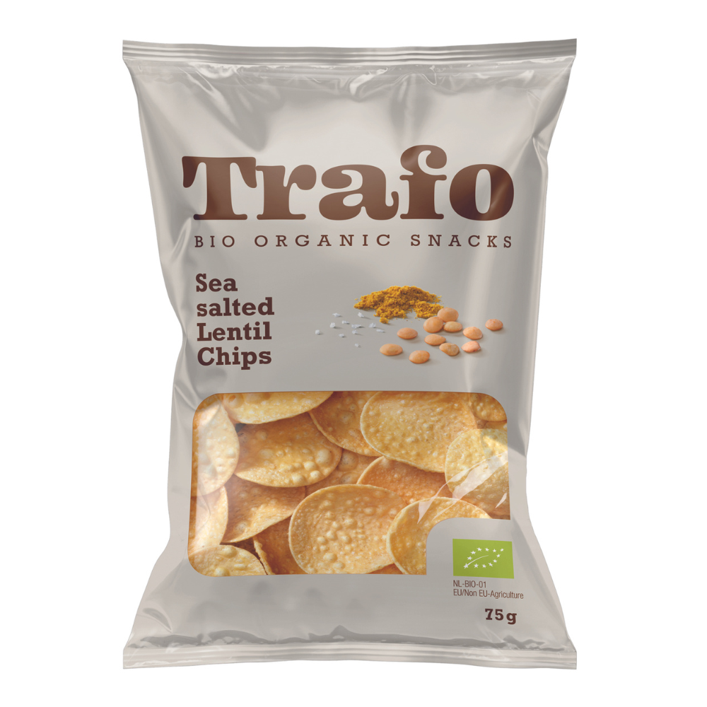 Chips de lentilles bio