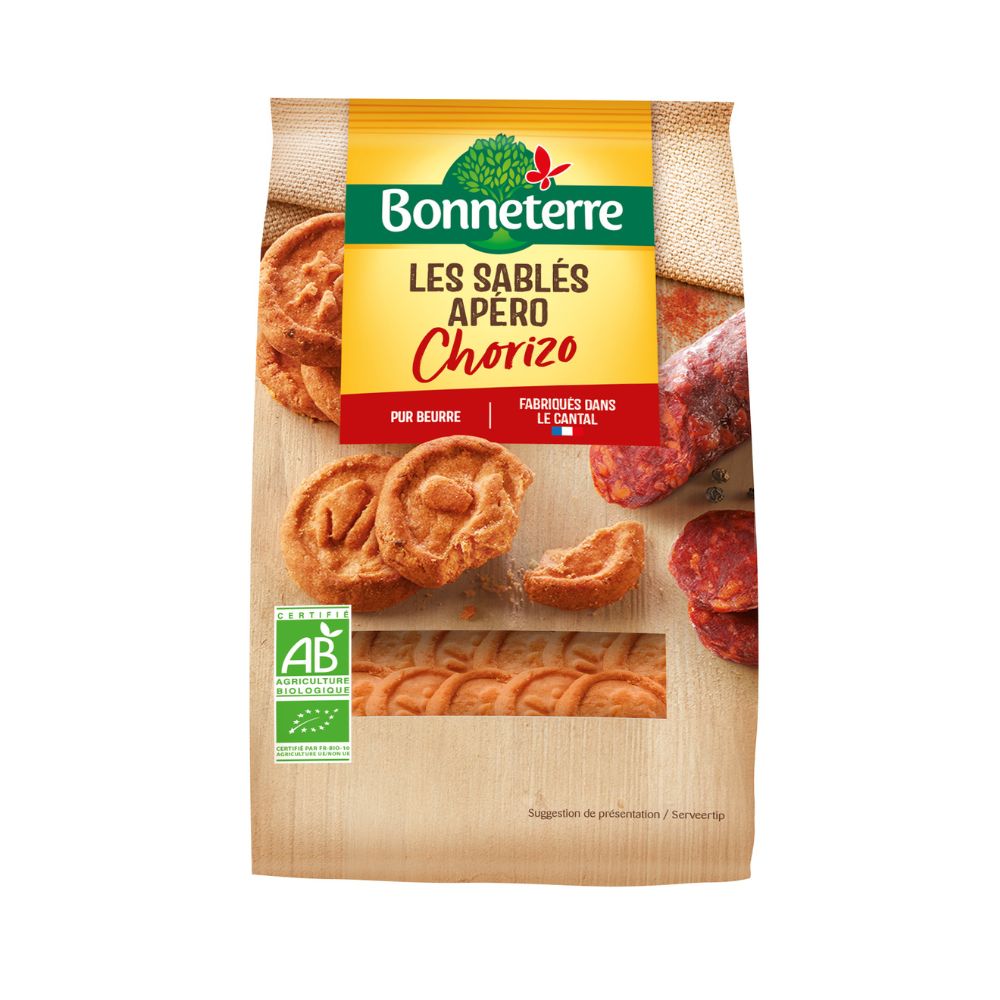 Biscuits apéritif au chorizo bio