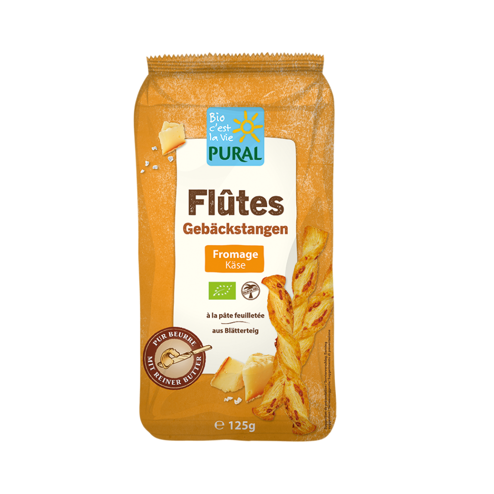 Flûtes fromage bio
