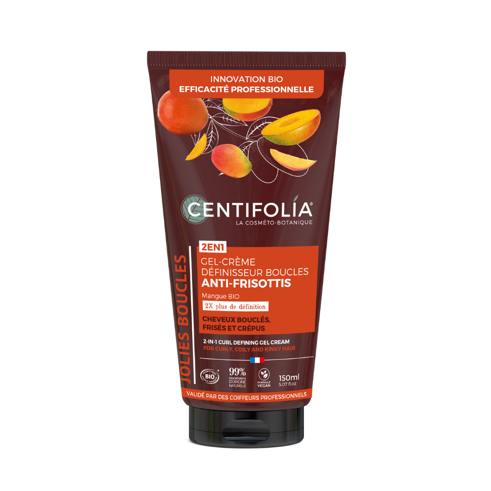 Gel-crème définisseur boucles 2 en 1