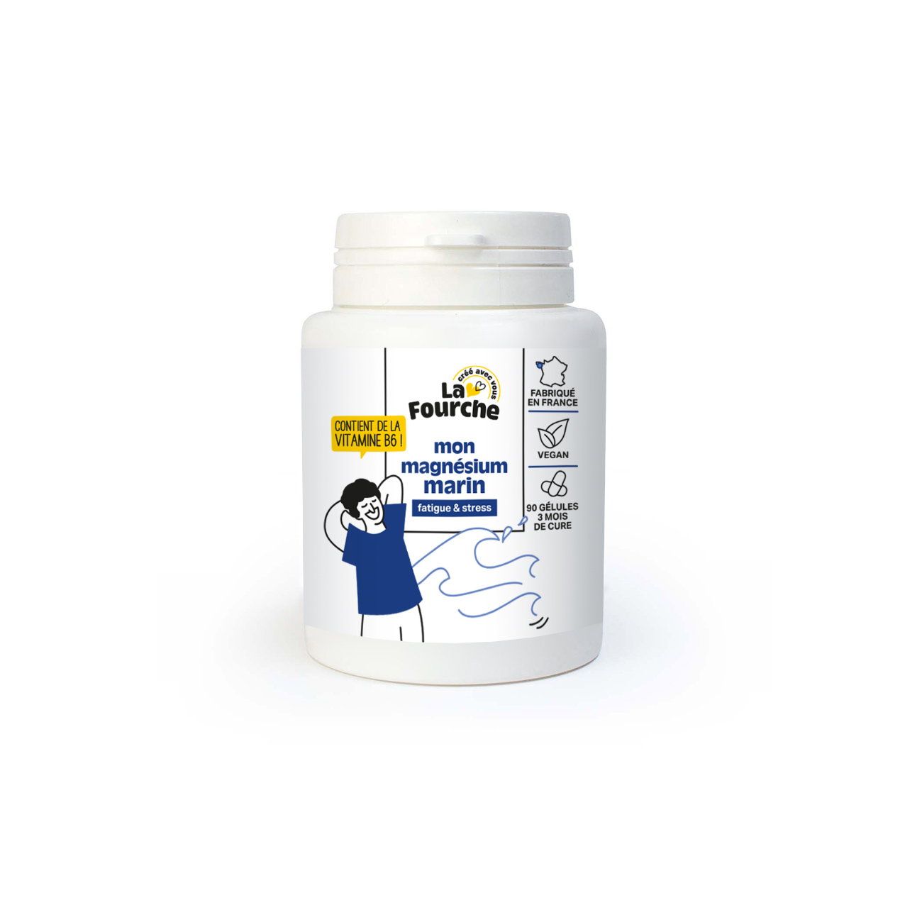 Magnésium + B6 - fatigue et stress x 90