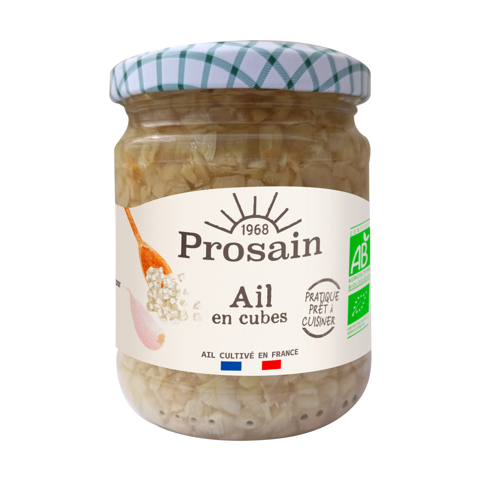 Ail en cubes bio