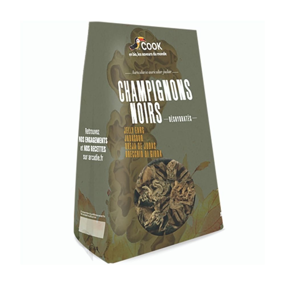 Champignons noirs séchés bio