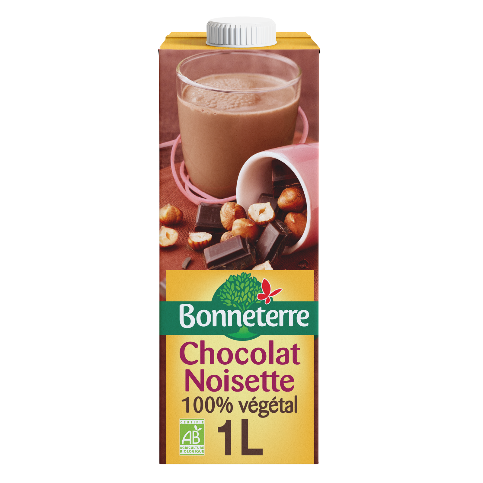 Boisson riz chocolat noisette bio