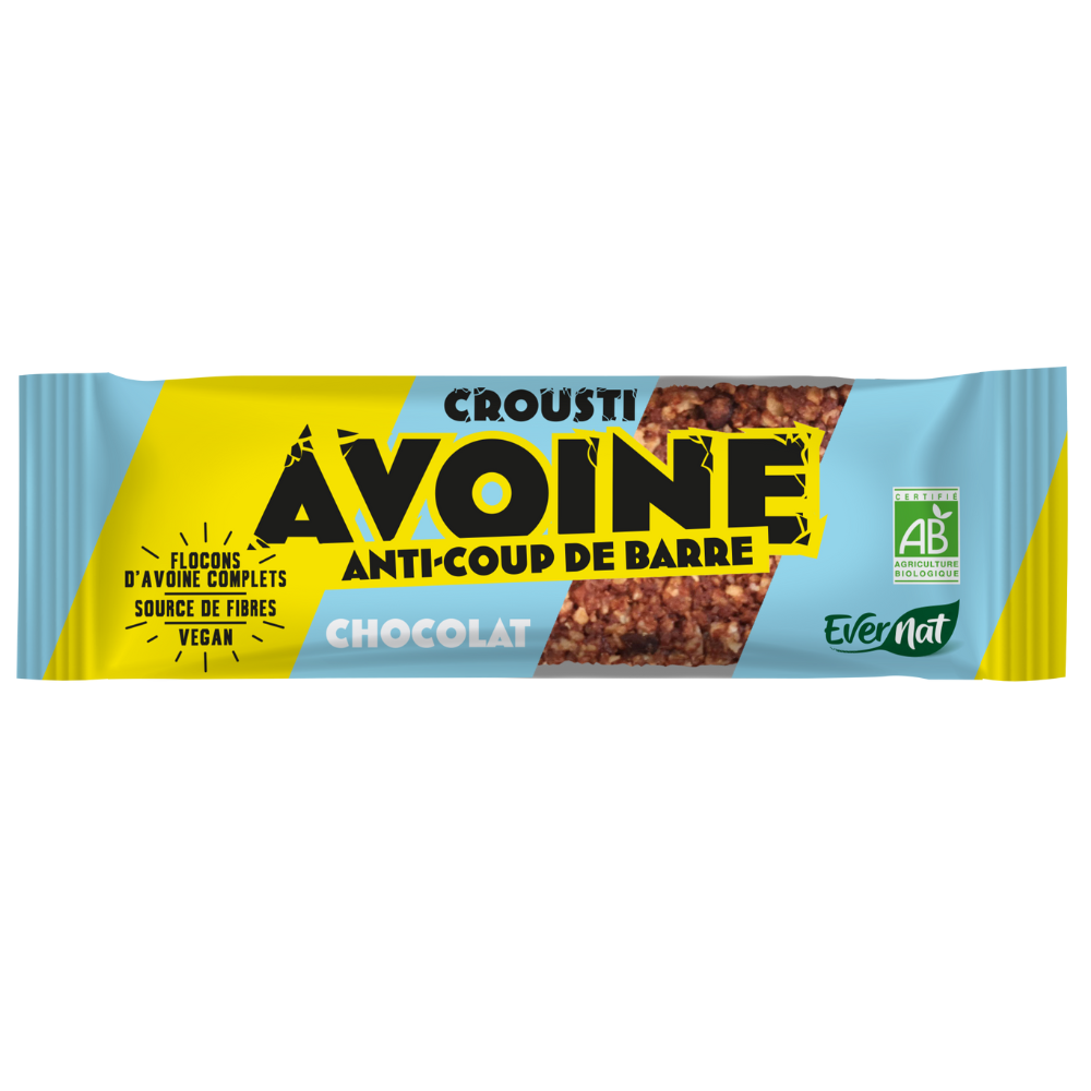 Barre crousti avoine chocolat bio