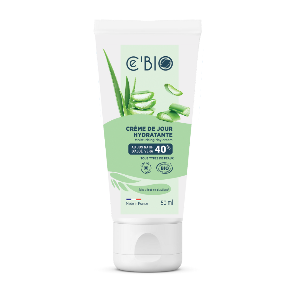 Crème de jour hydratante à l'aloe vera bio