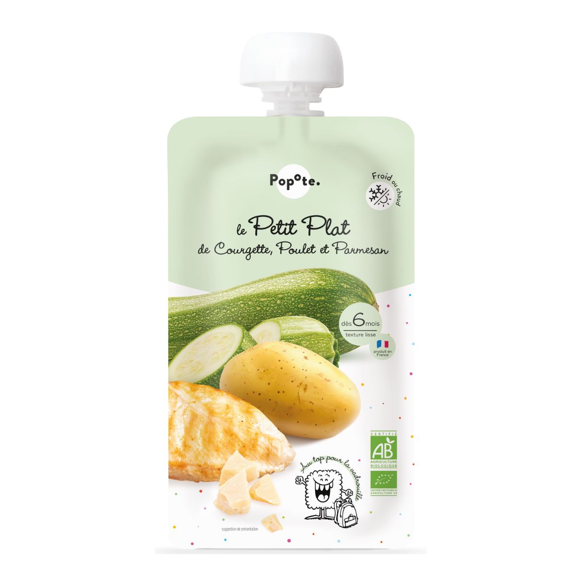 Le Petit Plat Courgette Poulet Parmesan Bio - Dès 6mois