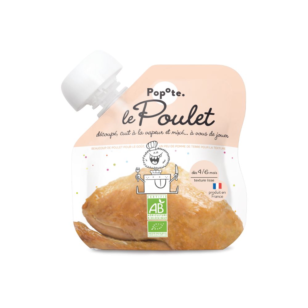 Gourde poulet bio (dès 6 mois)