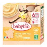 Gourdes crème semoule vanille bio (dès 6 mois) - 4x85g
